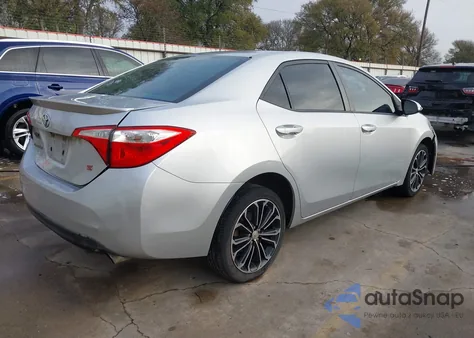 2015 Toyota Corolla S Plus из США, поврежденный, VIN 5YFBURHE1FP207688